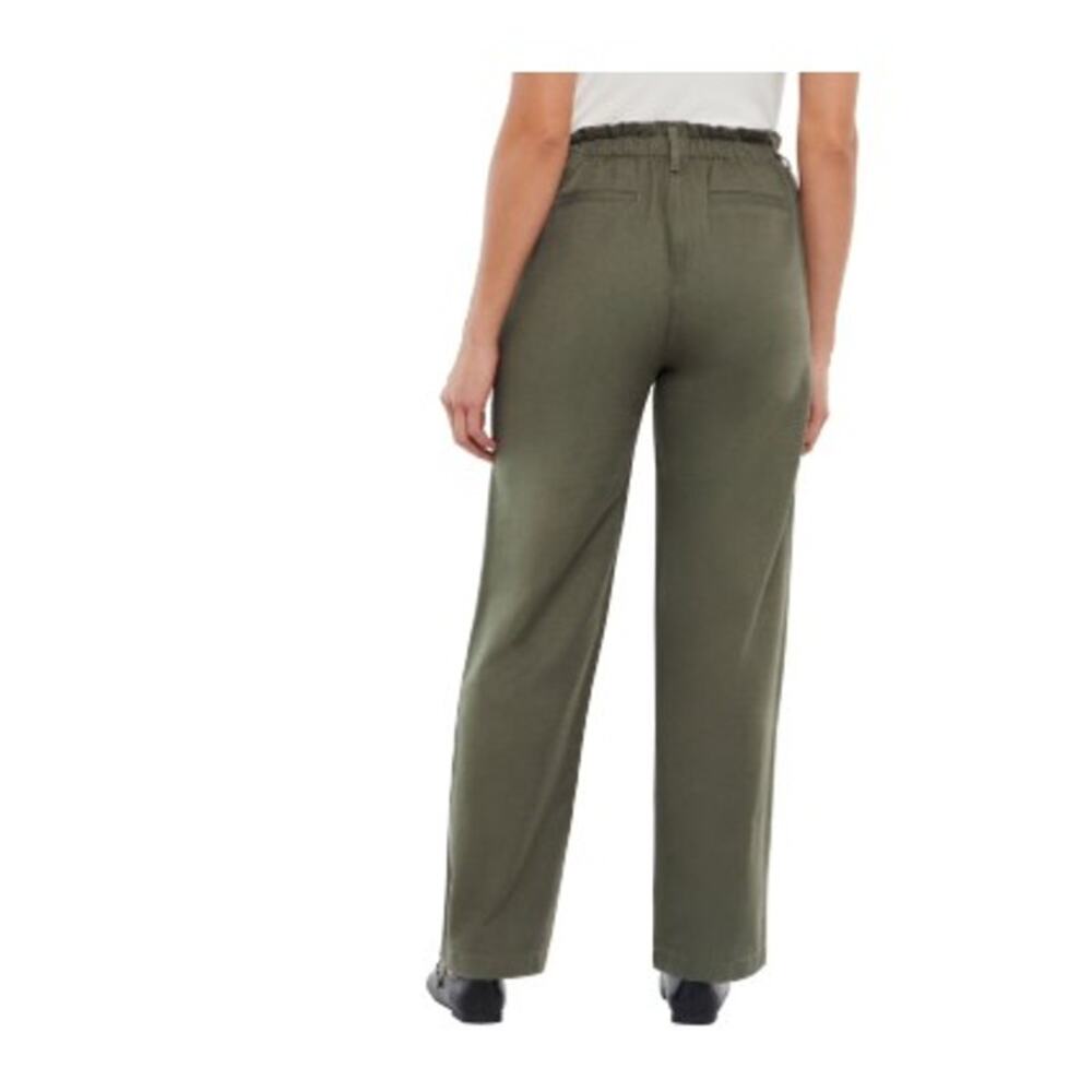 ✨Gap Women's Easy Twill Pant Green Size M - Picture 2 of 5